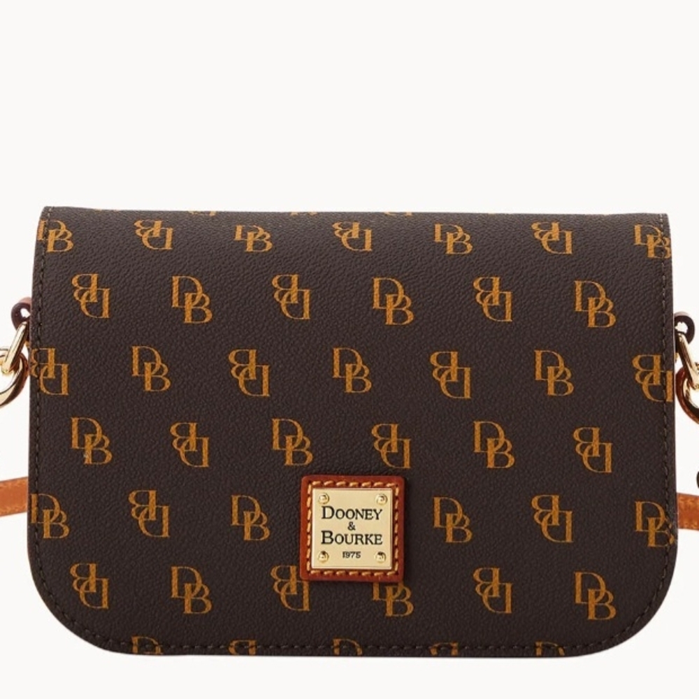 NWT Dooney & Bourke Gretta Kitty Crossbody Monogram BGRET2426